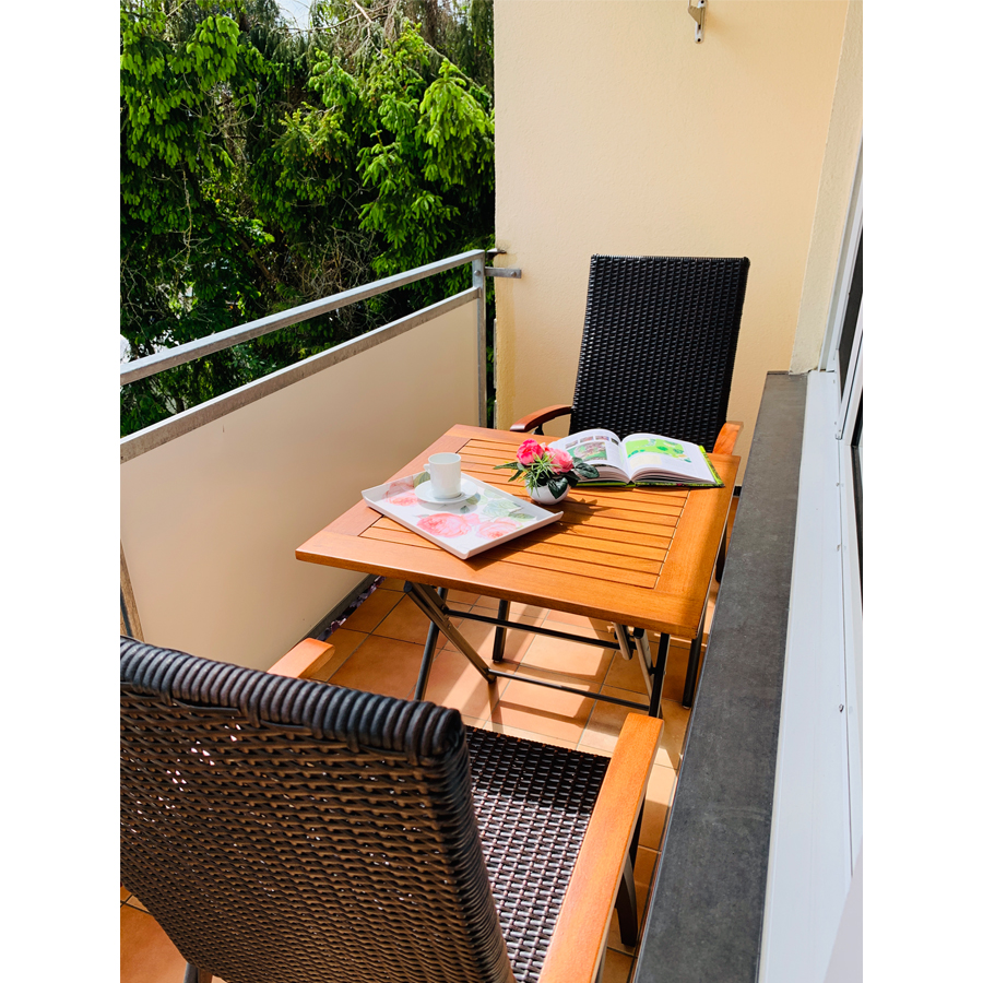Balkon mit Seeblick in Konstanz am Bodensee