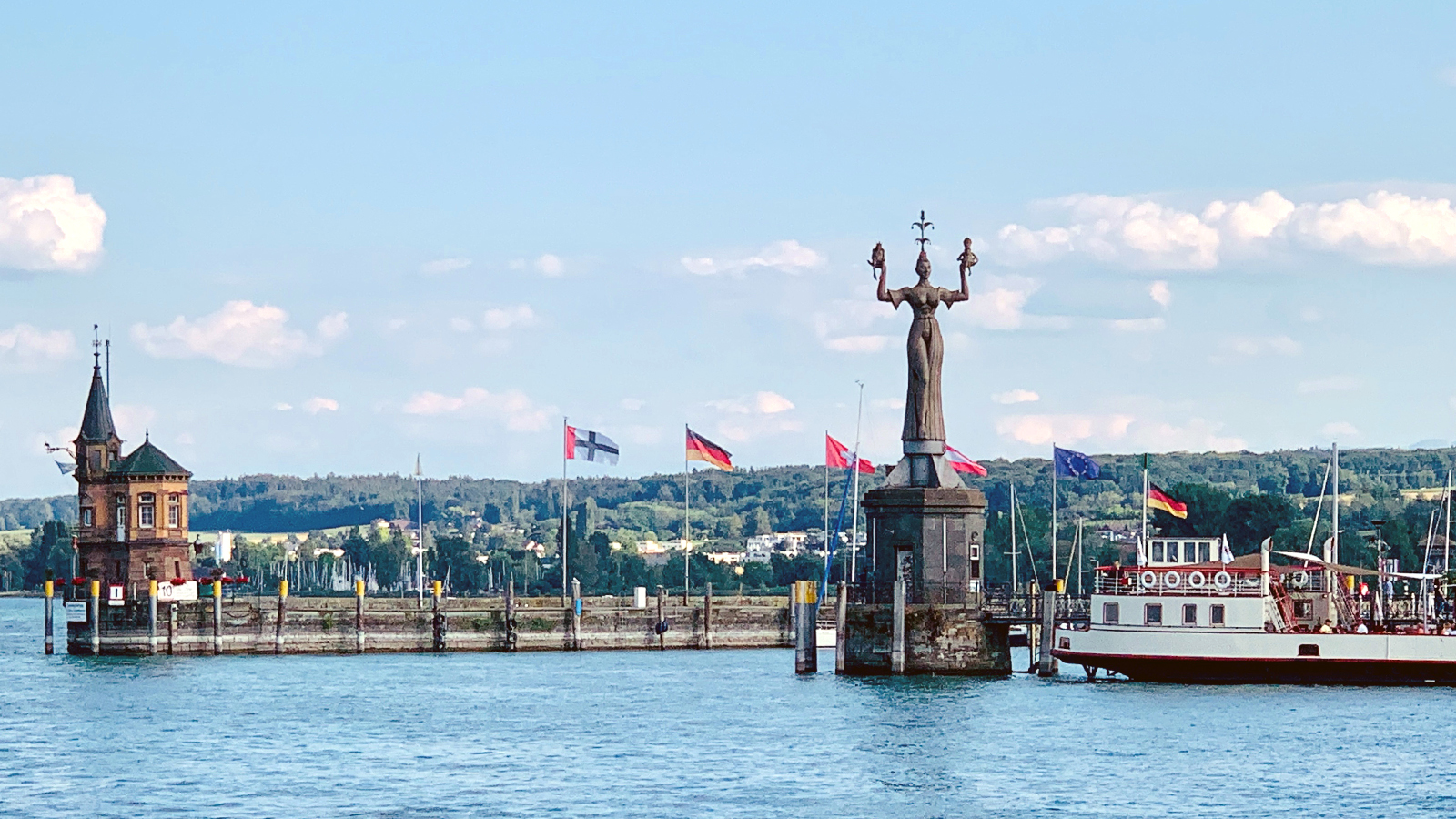Konstanzer Hafen mit Imperia